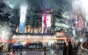 Dontnod Adrift Concept Art 03 Picture 2d Sci Fi Street Adrift Paris Future City Futuristic Cyberpunk City Futuristic City Anime City