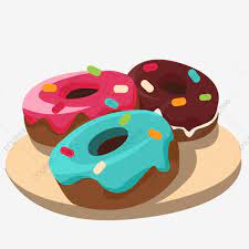 Red Donut Blue Donut Chocolate Donut A Plate Of Donuts Donut Donuts Illustration Png Transparent Clipart Image And Psd File For Free Download Chocolate Donuts Blue Donuts Chocolate