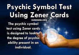 Zener cards are a deck consisting of 25 cards, each repeating one of the 5 symbols: Zener Cards Test Sunsigns Org