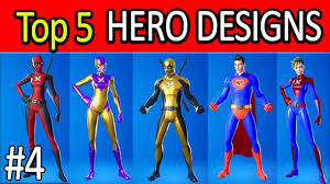 This video contains 50 skin combos for the new custom heroes in fortnite!with these hero skins you can create 1000 of different skin combinations.use code: 5 Best Customize Your Superhero Design Combos In Fortnite Chapter 2 Season 4 Part 4 Youtube