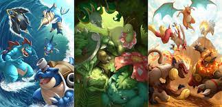 Pokemon Digital Wallpaper Pokemon Blastoise Pokemon Blaziken Pokemon Charizard Pokemon Emboar Pokemon Empoleo Anime Wallpaper Pokemon Pokemon Pictures