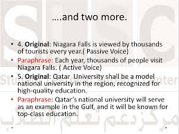 Jawaban teks visiting niagara falls guru ilmu sosial. How To Paraphrase Claire Conroy Head Of English Writing Lab Slsc Ppt Download