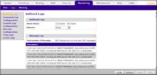 How Do I Show Logging Using The Web Interface On My Managed Switch Answer Netgear Support