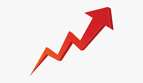 This does not mean stocks always go up or only go up. Download Stock Market Graph Up Png Transparent Image Red Arrow Going Up Png Download Transparent Png Image Pngitem