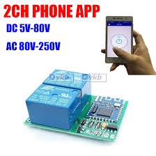 Find many great new & used options and get the best deals for 1x(bluetooth relay module mobile phone bluetooth remote control switch iot r3l5 at the best online prices at ebay! Dykb Ac Dc 5v 12v 80v 110v 220v Bluetooth App 2ch Relay Switch Modul Untuk Ponsel Aplikasi Ios Android Remote Control Kunci Motor Aksesoris Baterai Aliexpress