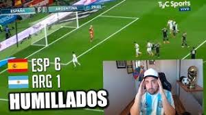 With straight bars, the bullet chart is more precise in presenting data, and more compact. Espana 6 Vs 1 Argentina Amistoso Internacional 2018 Reaccion De Un Argentino Youtube