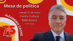 Alejandro Cacho @cachoperiodista egresado #Septién participará en el 75  aniversario de nuestra alma mater. La huella de la Septién en la  transformación del periodismo y la sociedad. 23 de mayo de 2024,