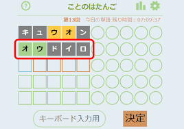 I tried playing 'Wordle' respected word reasoning game 'Koto no Hatango'  that can be played in Japanese for free - GIGAZINE