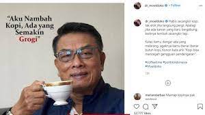 Eks staf ksp bambang beathor suryadi mengatakan unggahan itu. Moeldoko Aku Nambah Kopi Ada Yang Semakin Grogi Tribunnews Com Mobile