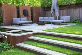 Highgate Garden Designer London N6 Sloped Garden Modern Backyard Garden Design