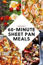 30 Sheet Pan Meals You Can Make In An Hour Or Less Purewow Food Recipe Easy Sheet Pan Cooking Sheet Pan Recipes Sheet Pan Cooking Fast Easy Meals