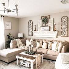 Maybe you would like to learn more about one of these? 20 Magnificient Wall Decoration Ideas For Your Living Room Decoration Ideas L Farmhouse Decor Living Room Living Room Sofa Design Farm House Living Room