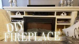 Imagine watching your favorite movie while ashley signature design radilyn contemporary medium tv stand with fireplace insert and. Show And Tell 5 Diy Fireplace Youtube