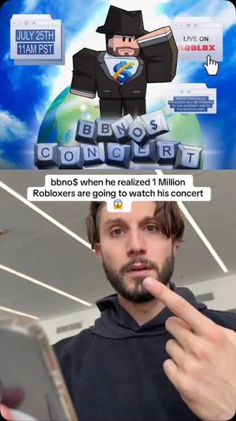 @bbnomula is going to BLOW UP ROBLOX THIS SATURDAY🤩 largest concert in  internet history loading….