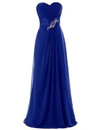 New Royal Blue Plus Size Chiffon Wedding Bridesmaid Dress Evening Formal Gown Vestidos De Dama De Honor Elegantes Vestidos Largos Elegantes Vestidos De Fiesta