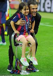 Xana was fighting bone cancer for 5 months. Former Barcelona And Spain Manager Luis Enrique Announces Death Of 9 Year Old Daughter Xana Daily Mail Online