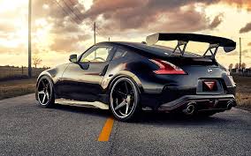 Hd Wallpaper Side View Black Cars Nissan 370z Vehicle Wallpaper Flare