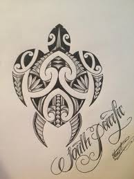 Maori Polynesian Turtle Tattoo Drawing With White Koru Shapes Find More Beautiful Tribal Turtle Tattoos Turtle Tattoo Designs Maori Tattoo Hawaiian Tattoo
