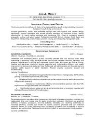 Industrial Engineer Resume Sample Monster Com