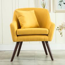 Mid century modern leather chair yellow. Modern Chair Design For Living Room Novocom Top