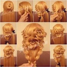 Hubsche Rose Zopf Frisur Tutorial Und Video Hier Wonderfuldiy Com Frisuren Frisur Hochgesteckt Flechten Lange Haare
