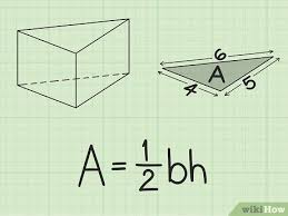 The area of a triangle is given by where is the base and is the height. How To Find Surface Area Of A Triangular Prism 12 Steps