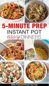 Easy Instant Pot Dinners With Less Than 5 Minute Prep Time These Are So Good For Weekn Instant Pot Dinner Recipes Instant Pot Recipes Easy Instant Pot Recipes