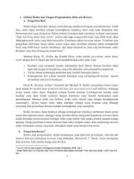 Teori portofolio oleh julius nursyamsi. Risiko Dan Tingkat Pengembalian