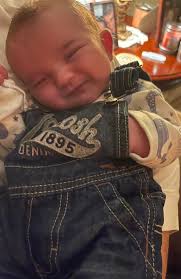 We don't normally post but we always enjoy every one else's. But anyway  this is our grandson just born