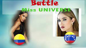 Ni venezuela ni colombia saltaron al verde con la intención de someter a su rival. The Battle Miss Universe 2017 Miss Venezuela Vs Miss Colombia Youtube