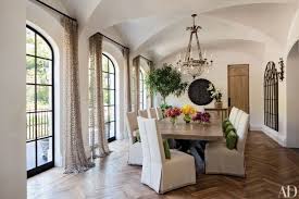 The dining room, which is brightened. Step Inside 47 Celebrity Dining Rooms Architectural Digest