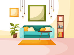 White wall and cartoon flag, childlren bedroom. Living Room Designs Themes Templates And Downloadable Graphic Elements On Dribbble