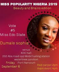 Miss Popularity Nigeria