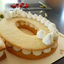 Recette Facile Du Number Cake Avec Pate A Sables Et Chantilly