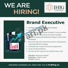 Support the marketing departments initiatives with the planning executing and tracking of marketing programs such as email event social media or content marketingindependently coordinate. Brand Executive Fresh Graduates Jobs In Karachi 2020