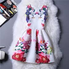 Dresses Length Knee Length Silhouette A Line Fit Fits True To Size Take Your Normal Size Sleeve Lengt Girls Printed Dress Girls Dresses Summer Girl Outfits