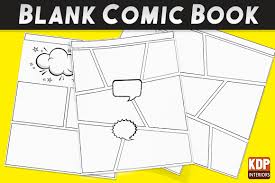 The dimensions are 6966 x 5224… Blank Comic Book Pages Kdp Interior Graphic By Kdp Interiors Creative Fabrica