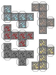 Minecraft Papercraft Blocks Minecraft Blocks 3 By Dylan A King On Deviantart Avec Images Papercraft Minecraft Dessin