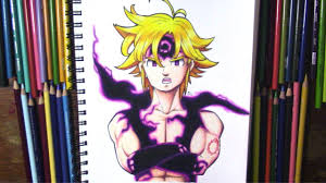 Ten years later, the holy knights have staged a coup d'état and assassinated the king. Drawing Meliodas Demon Form Seven Deadly Sins Youtube