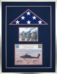 Particularly when your flag is float mounted (a technique which raises. Flag Display Case Example For An American Flag Flown On A Combat Mission Framed Guidons