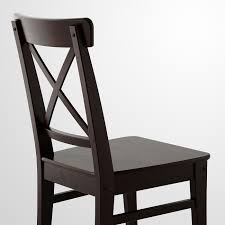 Ingolf Stuhl Braunschwarz Ikea Osterreich In 2020 Ikea Dining Chair Mixed Dining Chairs Chair