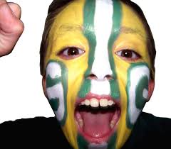 Shop green bay packers home & office decor at fansedge. Football Fan Green Bay Packers Natural Face Paint Design Colors White Dark Green Yellow Ready To Natural Face Paint Face Painting Halloween Natural Face