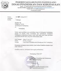 Perihal biasanya merupakan tujuan dibuatnya surat tersebut, contohnya perihal dari surat adalah undangan apabila surat tersebut ditujukan 1. Contoh Surat Undangan Rapat Dinas Pendidikan Sample Surat Undangan