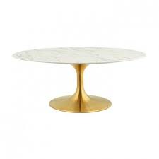 White Marble Top Gold Base Mid Century Oval Coffee Table Marble Coffee Table Gold Coffee Table Coffee Table