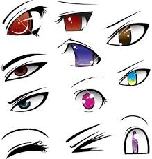 Black And White Vector Art Anime Vector Anime Eyes Vector Image On Vectorstock Anime Eyes Vector Illustration Illustration