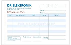 Contoh kartu piutang dan transaksinya. 16 Contoh Nota Serta Format Dan Cara Membuatnya Lengkap