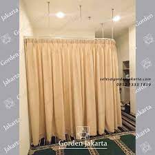 Gorden pembatas ruangan di rumah sakit dnexs elite tirai khusus murah: Contoh Gorden Pembatas Mushola Hotel The1o1 Darmawangsa Gorden Jakarta