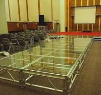 Transparent Concert Glass Wedding Event Stage Platform ...