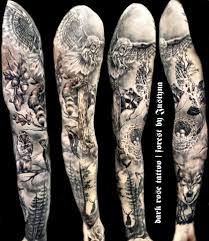 Tattoo Art Gallery Dark Rose Tattoo Nature Tattoo Sleeve Sleeve Tattoos Full Sleeve Tattoos