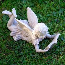 Fairy Lying Down Reading A Book Garden Ornament Fairy Statues Whimsical Garden Small Garden Fairies